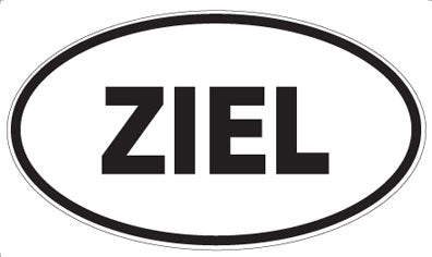 ZIEL - Oval Sticker