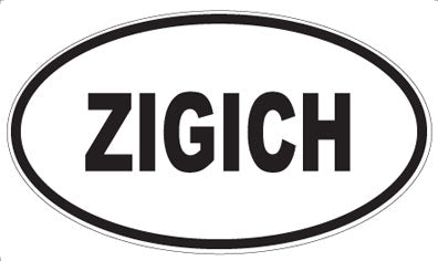 ZIGICH - Oval Magnet