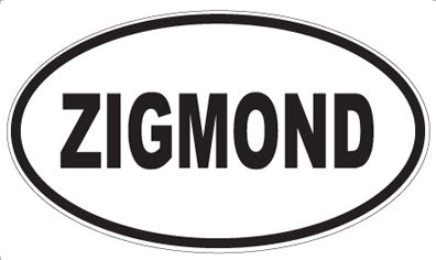 ZIGMOND - Oval Magnet