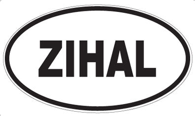 ZIHAL - Oval Magnet