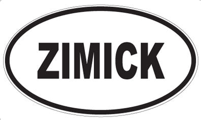ZIMICK - Oval Sticker