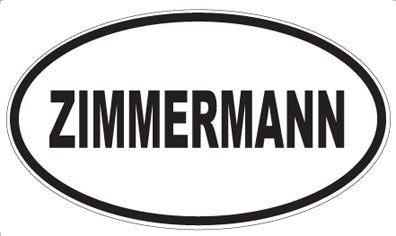 ZIMMERMANN - Oval Magnet