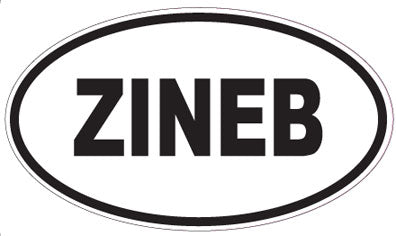 ZINEB - Oval Sticker