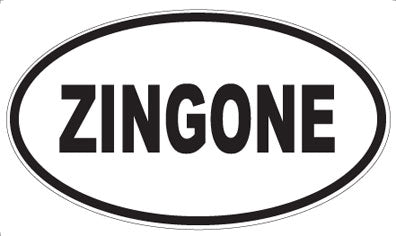 ZINGONE - Oval Sticker