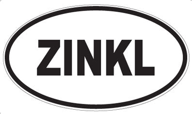 ZINKL - Oval Sticker