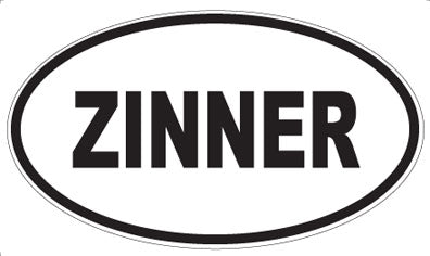 ZINNER - Oval Magnet