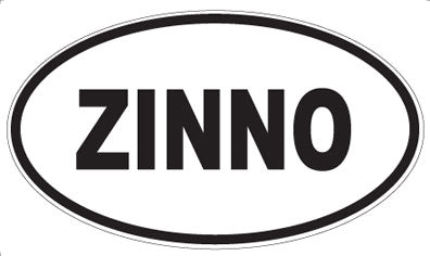 ZINNO - Oval Sticker