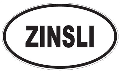 ZINSLI - Oval Magnet
