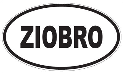 ZIOBRO - Oval Magnet