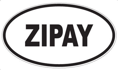 ZIPAY - Oval Magnet