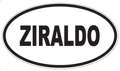 ZIRALDO - Oval Magnet