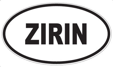 ZIRIN - Oval Magnet