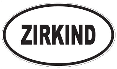 ZIRKIND - Oval Sticker