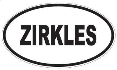 ZIRKLES - Oval Magnet