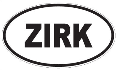 ZIRK - Oval Magnet