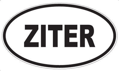ZITER - Oval Magnet