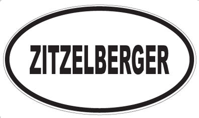 ZITZELBERGER - Oval Magnet