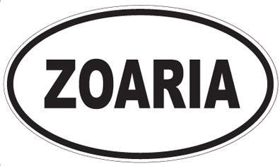 ZOARIA - Oval Sticker