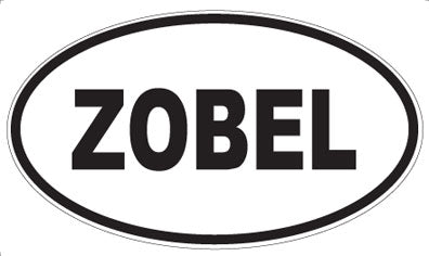 ZOBEL - Oval Sticker