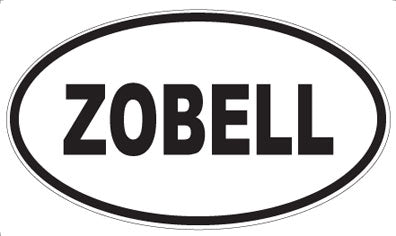 ZOBELL - Oval Sticker
