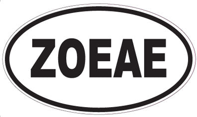 ZOEAE - Oval Sticker