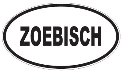 ZOEBISCH - Oval Magnet
