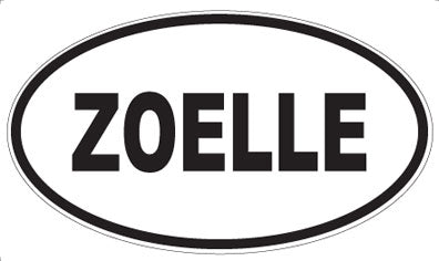 ZOELLE - Oval Sticker