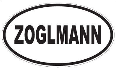 ZOGLMANN - Oval Sticker