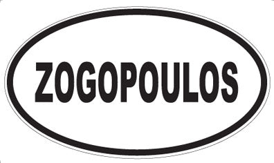ZOGOPOULOS - Oval Magnet