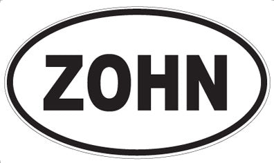 ZOHN - Oval Magnet