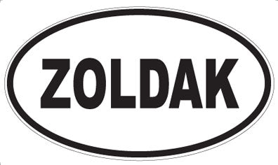 ZOLDAK - Oval Magnet