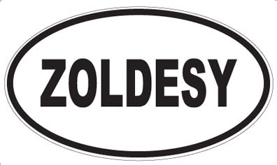 ZOLDESY - Oval Sticker
