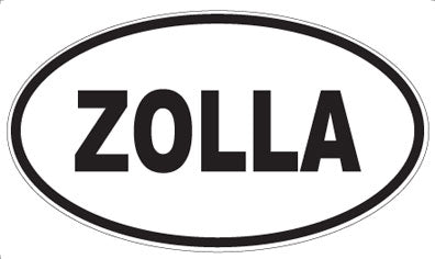 ZOLLA - Oval Sticker