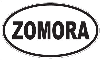ZOMORA - Oval Magnet