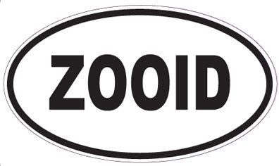 ZOOID - Oval Sticker