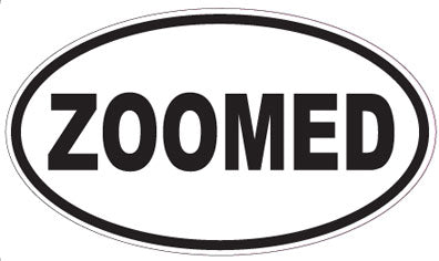ZOOMED - Oval Sticker