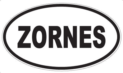 ZORNES - Oval Magnet