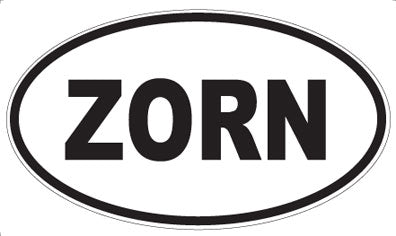 ZORN - Oval Magnet