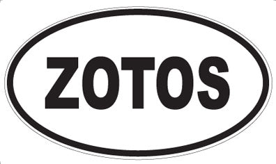ZOTOS - Oval Magnet