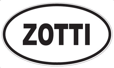 ZOTTI - Oval Magnet