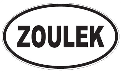 ZOULEK - Oval Magnet
