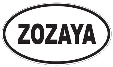 ZOZAYA - Oval Sticker
