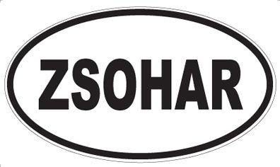 ZSOHAR - Oval Sticker