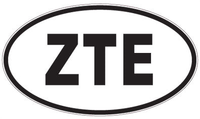 ZTE - 3 Letter Initials Oval Magnet
