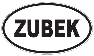 ZUBEK - Oval Magnet