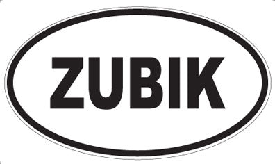 ZUBIK - Oval Magnet