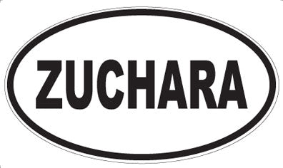 ZUCHARA - Oval Sticker