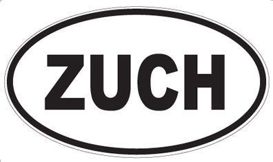 ZUCH - Oval Magnet