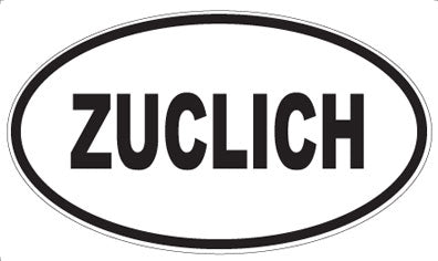ZUCLICH - Oval Magnet