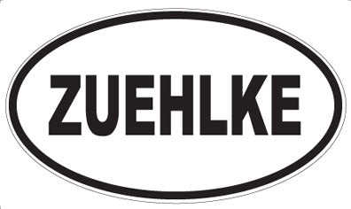 ZUEHLKE - Oval Magnet